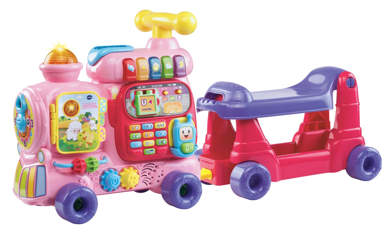 Vtech Toys Australia Push And Ride Alphabet Train Pink